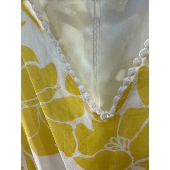 Roz & Ali V-Neck Tiered Ruffles Maxi Floral Tropical Print Dress Size 6, EUC - Picture 2 of 10